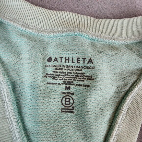 ATHLETA Momentum Seamless Green Camo Tank Top Women's Medium Style# 556387 - Picture 3 of 8